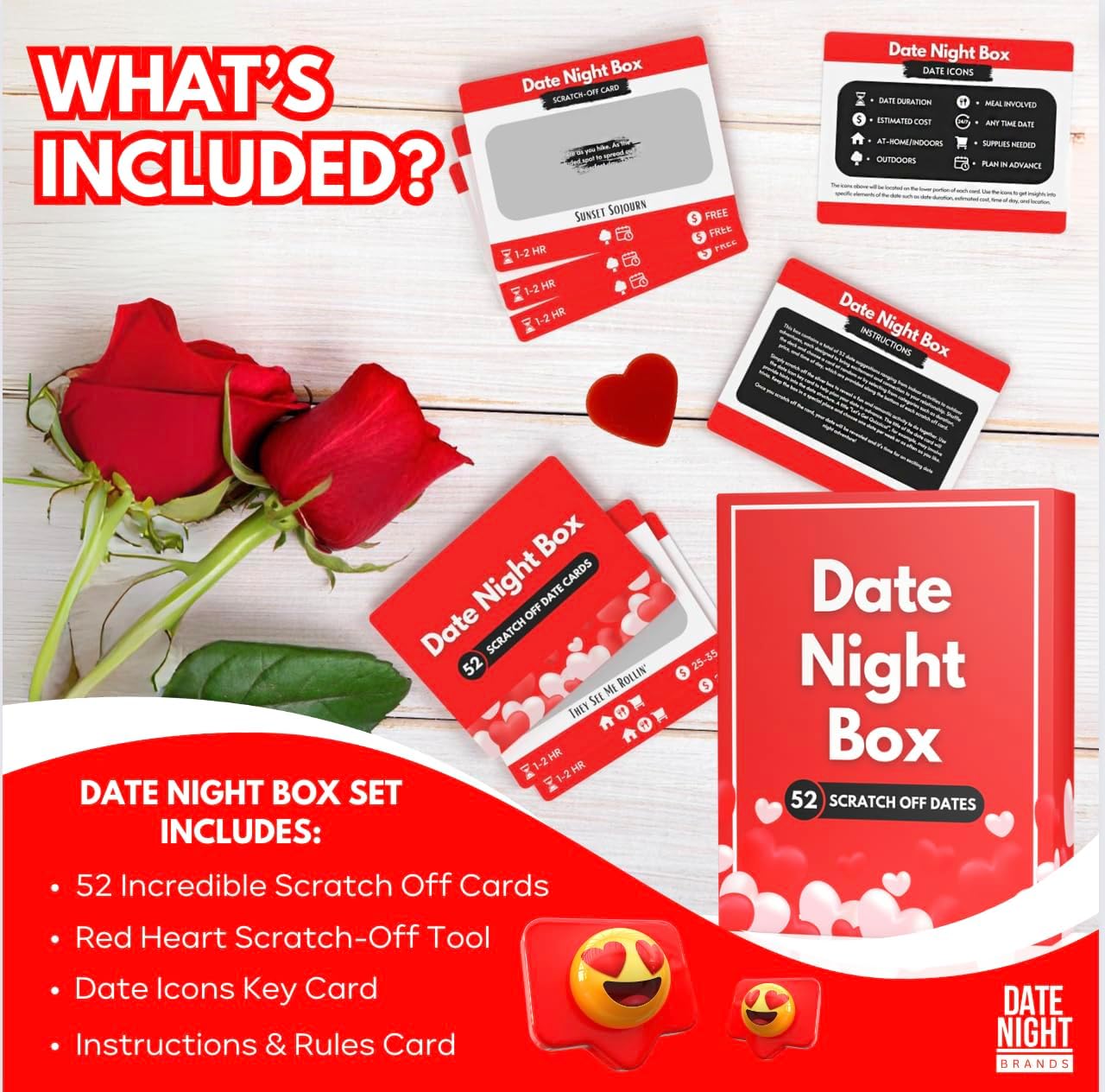 Date Night Box: Couple’s Edition - 52 Scratch Off Dates